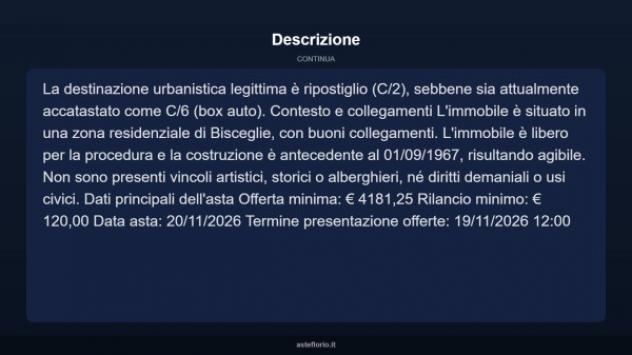 Immobile in asta di 14 m² in vendita a Bisceglie - Foto 4