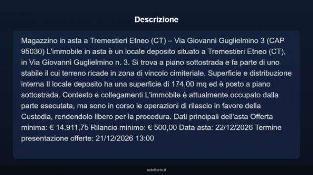 Immobile in asta di 174 m² in vendita a Tremestieri Etneo - Foto 4