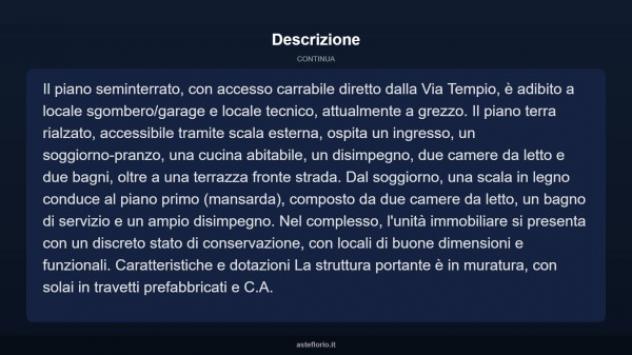 Immobile in asta di 207 m² con più di 5 locali e box auto in vendita a Calangianus - Foto 18