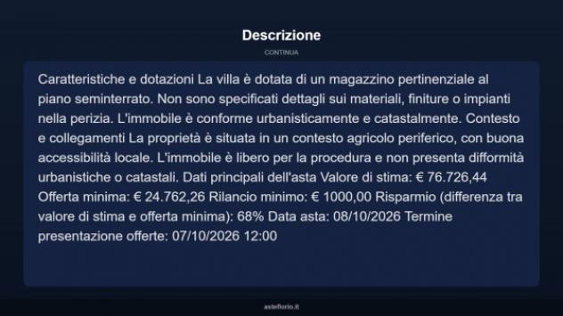 Immobile in asta di 251 m² in vendita a Sant'Angelo di Brolo - Foto 7