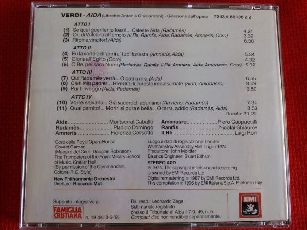 GIUSEPPE VERDI ( AIDA ) - Foto 2