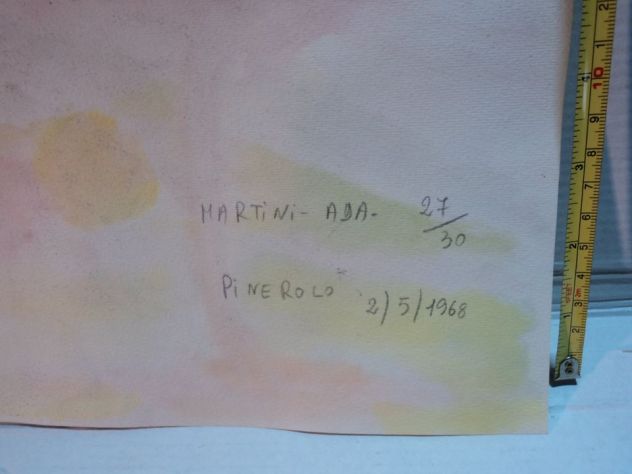 Dipinto Acquerello del 1968 - Foto 3