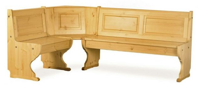 Panca ad Angolo L173x133 in Legno Per Arredo Bar Pizzeria