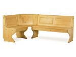 Panca ad Angolo L173x133 in Legno Per Arredo Bar Pizzeria