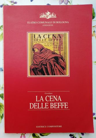 Cena delle beffe Umberto Giordano Teatro Comun. Bologna Roberto Verti LOCANDINA