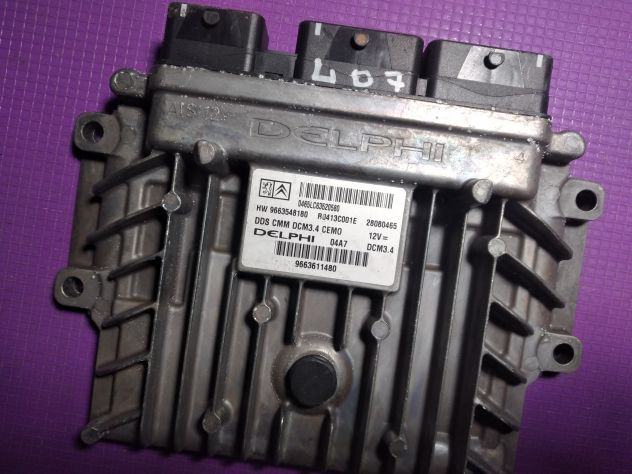 CENTRALINA MOTORE CITROEN PEUGEOT 2.0 HDI DELPHI R0413C001F, 28094573, HW 966354 - Foto 3