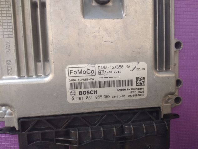 FORD FIESTA MK8 1.5 TDCI 0281031055 DIESEL ECU DA6A 12A650-MA CENTRALINA MOTOR - Foto 5