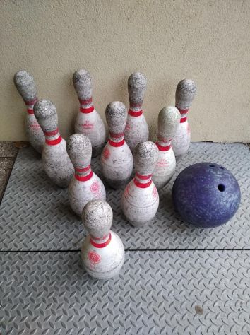 SET DI 5 o 10 BIRILLI & BOCCIA DA BOWLING VINTAGE - Foto 5