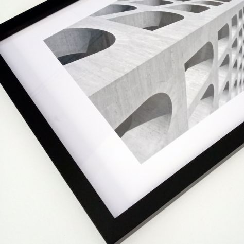 Stampa fotografica in bianco e nero con la cornice - Foto 4