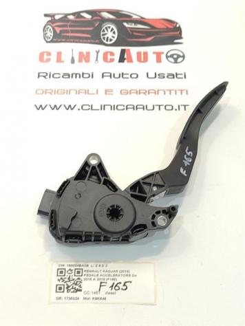 PEDALE ACCELERATORE RENAULT Kadjar Serie 180024BA0B K9K646 (15)