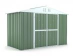 Box in Acciaio Zincato Casetta da Giardino in Lamiera 3.27 x 1.55 m x h2.15 &hellip;
