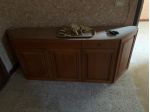 Mobile credenza/buffet sagomato a 4 ante in legno - Verbania
