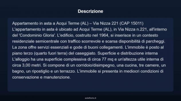 Immobile in asta di 77 m² in vendita a Acqui Terme - Foto 4