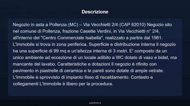 Immobile in asta di 99 m² in vendita a Pollenza - Foto 4