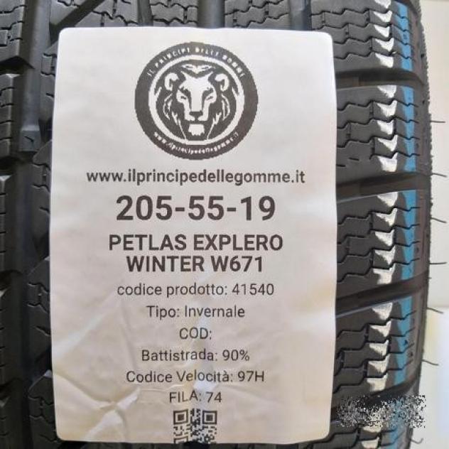 4 gomme 205 55 19 petlas a41540 - Foto 2