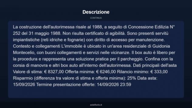 Immobile in asta di 14 m² in vendita a Guidonia Montecelio - Foto 9