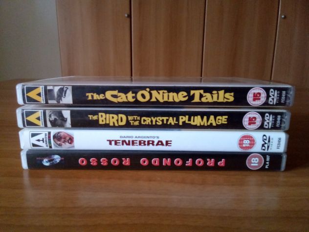 Lotto DVD IMPORT - Dario Argento - Profondo Rosso - Tenebre + altri - Foto 2