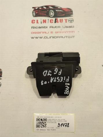 SERRATURA PORTELLONE POSTERIORE FORD Fiesta 6° Serie 8A61-A442A66-AD (0817)