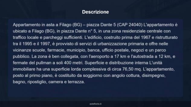 Immobile in asta di 76 m², box auto in vendita a Filago - Foto 12