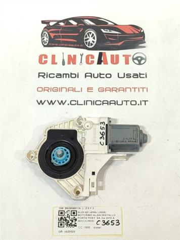 MOTORINO ALZAVETRO POSTERIORE SINISTRO AUDI Q5 Serie (8RB) 8K0959811A (0812) - Foto 3