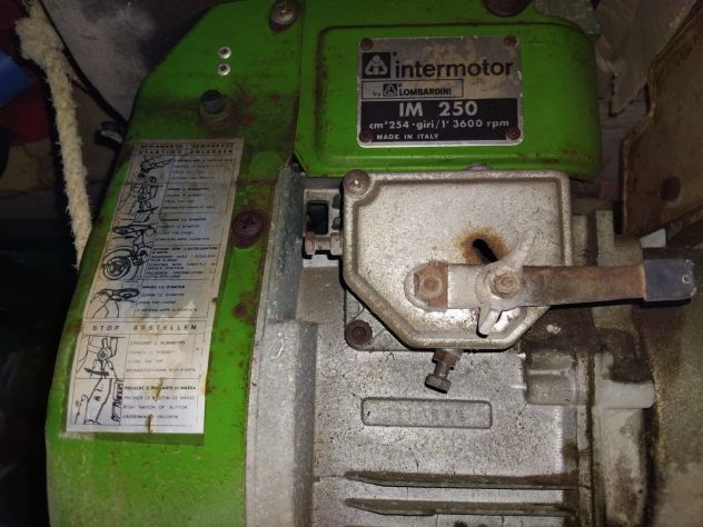 Paranco diesel Lombardini con accessori funzionante - Foto 3