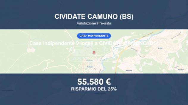 Immobile in asta di 180 m² con più di 5 locali in vendita a Cividate Camuno