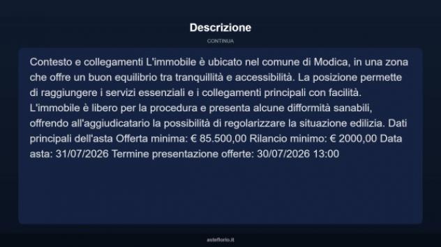 Immobile in asta di 102 m² con più di 5 locali in vendita a Modica - Foto 4