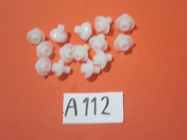 Mollette clip di fissaggio modanature profili sottoporta Autobianchi a112 abarth - Foto 6