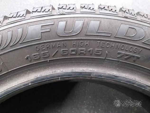 2 gomme 165 60 15 fulda inv a4135 - Foto 7