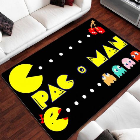 TAPPETO PACMAN VINTAGE VIDEOGAME PAC-MAN CARPET - Foto 2