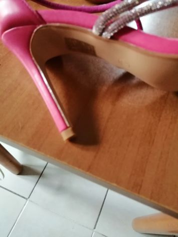 Sandali eleganti fucsia Carla Côte nuovi - Foto 3