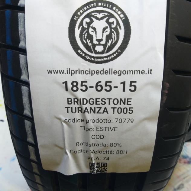 2 GOMME 185 65 15 BRIDGESTONE A70779 - Foto 2