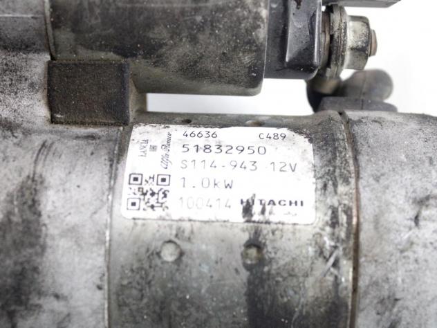 46813058 MOTORINO AVVIAMENTO FIAT 500 1.2 B 51KW 5M 3P (2010) RICAMBIO USATO - Foto 2