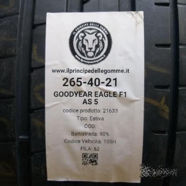 4 gomme 265 40 21 goodyear a21633 - Foto 2