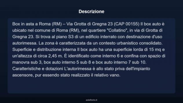 Immobile in asta di 15 m² in vendita a Roma - Foto 4