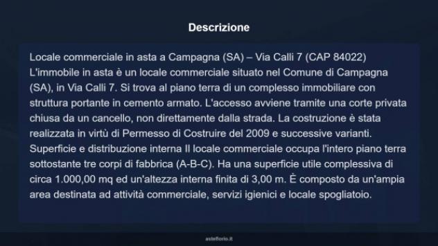 Immobile in asta di 1000 m² in vendita a Campagna - Foto 7