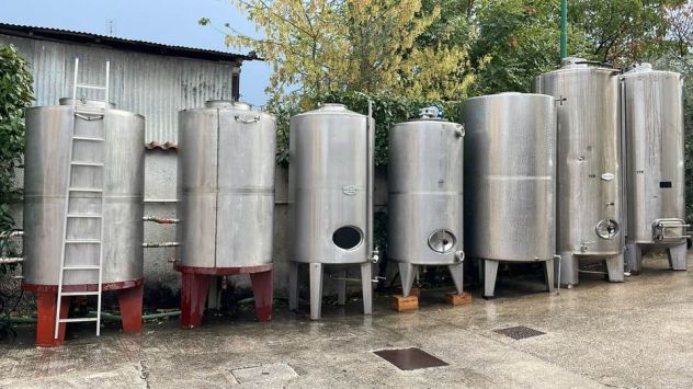 SERBATOI USATI DA 20-30-50 QUINTALI IN ACCIAIO INOX - Foto 2