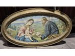 QUADRO STAMPA OVALE - SACRA FAMIGLIA