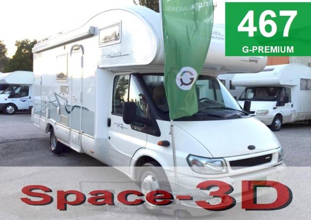 CAMPER RIMOR FORD MANSARDATO GARAGE 6 POSTI CASTELLO GEMELLATO POSTERIORE GANCIO TRAINO GENERALI USATI
