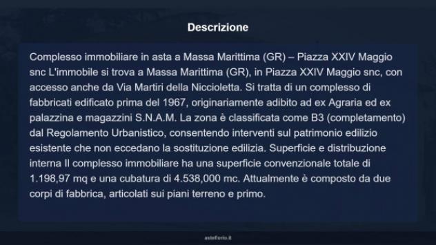 Immobile in asta di 1198 m² in vendita a Massa Marittima - Foto 6