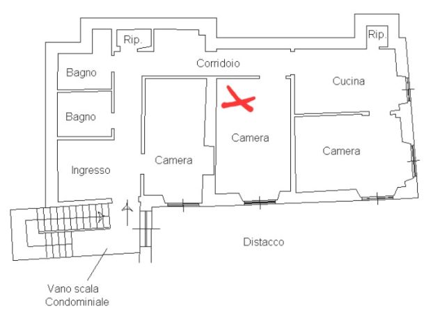Ampia Singola in Via Lomellini, centro storico - Foto 10