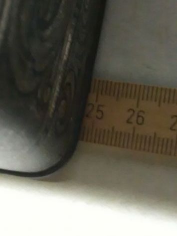 grande scatola in latta vintage con disegni floreali sul coperchio - Foto 7
