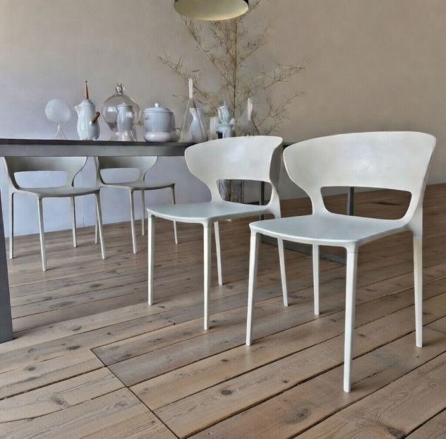DESALTO set di 4 sedie KOKI 707 tavolo cucina soggiorno - Foto 2