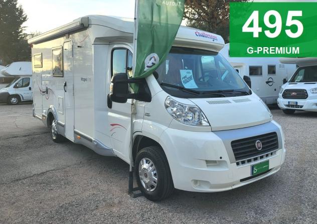 CAMPER CHALLENGER DUCATO SEMINTEGRALE CLIMATIZZATORE GARAGE FOTOVOLTAICO TENDALINO GENERALI USATI 495