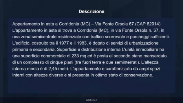 Immobile in asta di 233 m² con più di 5 locali in vendita a Corridonia - Foto 16