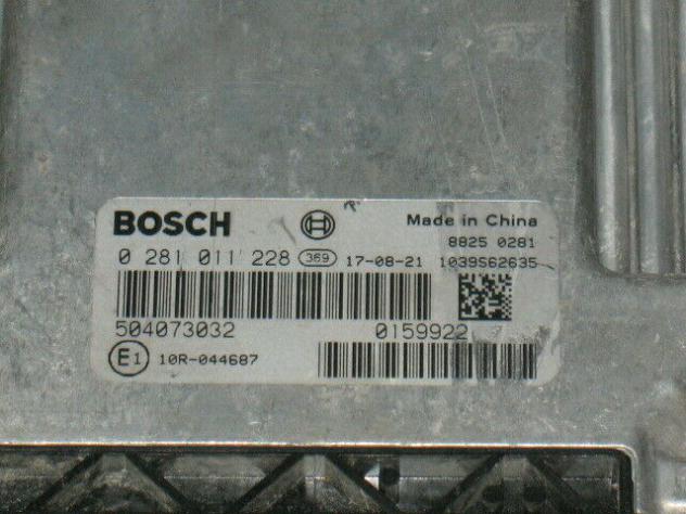 0281011228 ECU CENTRALINA IVECO DAILY 504073032 EDC16C39 0281011228 - Foto 2