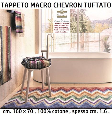 Tappeti Missoni cm. 160 x 70 , 100% cotone , multiuso , lavabili in lavatrice - Foto 2