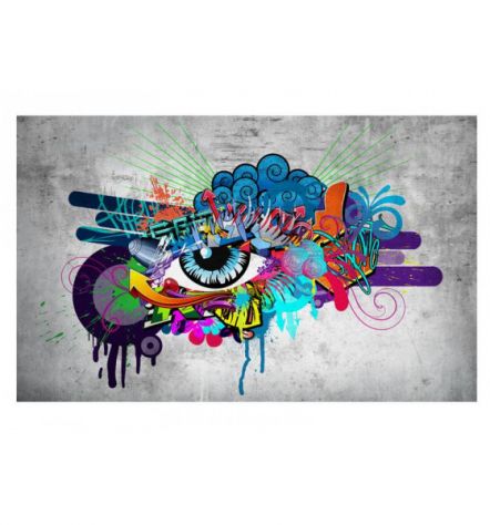 Fotomurale Adesivo Occhio Alla Street Art Arredalacasa - Foto 2