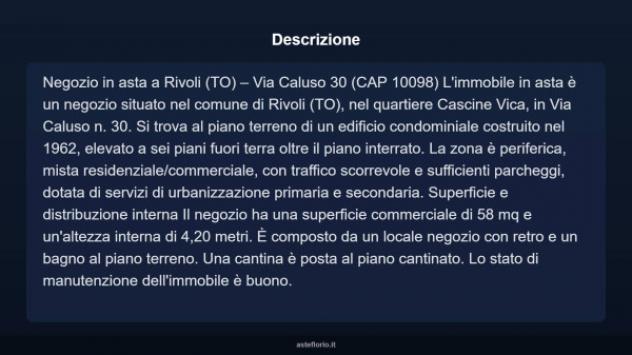 Immobile in asta di 58 m² in vendita a Rivoli - Foto 5