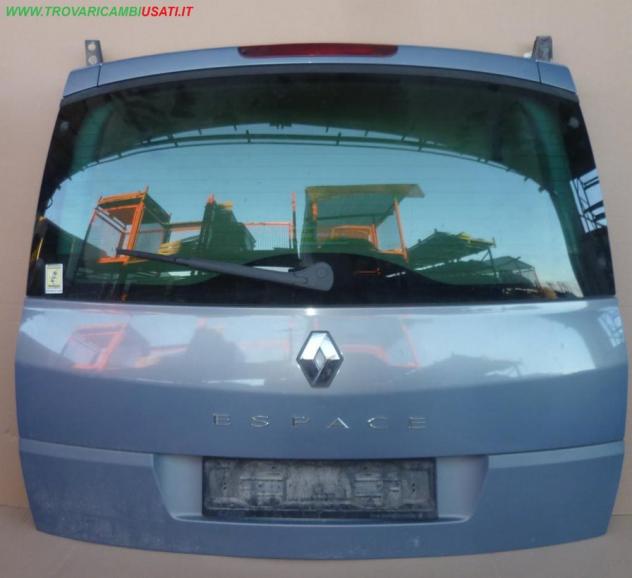 PORTELLO POST. BLU AZZURRO MET. C/MOT. VETRO SCURO  Carrozzeria  Lamierati esterni  Portello  Portello post. RENAULT - ESPACE / G.ESPACE - 01-05-2006